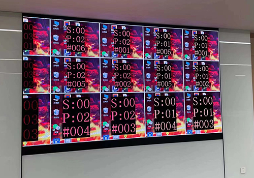 深圳市公園管理中心室內(nèi) P2.0 LED大屏
