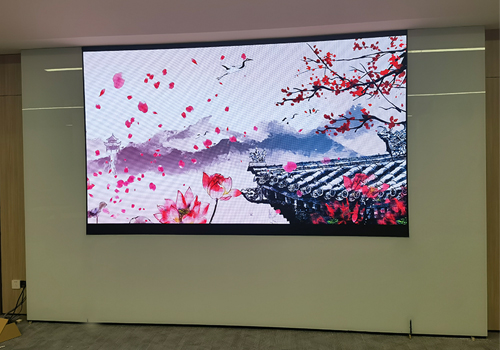 深圳深業(yè)泰然立城室內(nèi)全彩P1.86 LED大屏