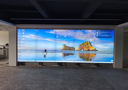 江海通訊實(shí)業(yè)發(fā)展有限公司展廳拼接屏